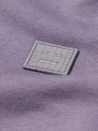 Acne Studios - Fairah Logo-Appliquéd Cotton-Jersey Sweatshirt - Purple