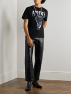 AMIRI - Crystal Ball Printed Cotton-Jersey T-Shirt - Black