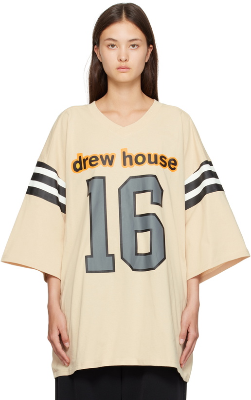 Photo: drew house Taupe 'Drew House' Away Jersey T-Shirt