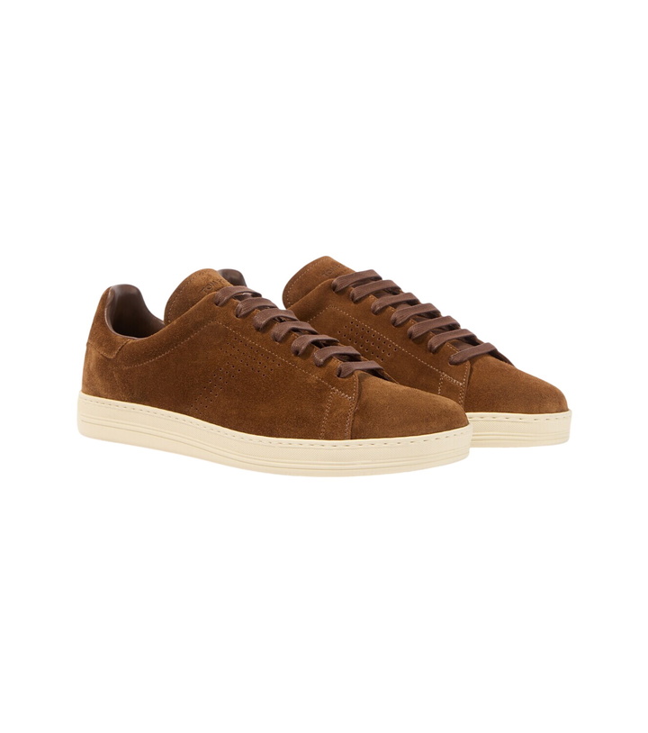 Photo: Tom Ford Warwick perforated suede sneakers
