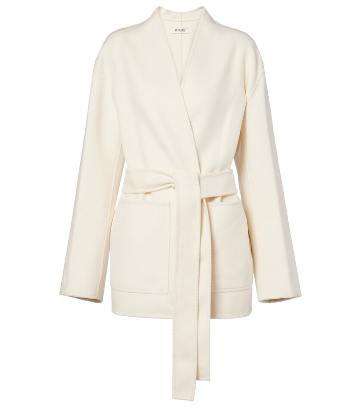 Photo: Róhe Belted wool jacket