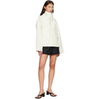 AGOLDE White Lydia Popover Anorak