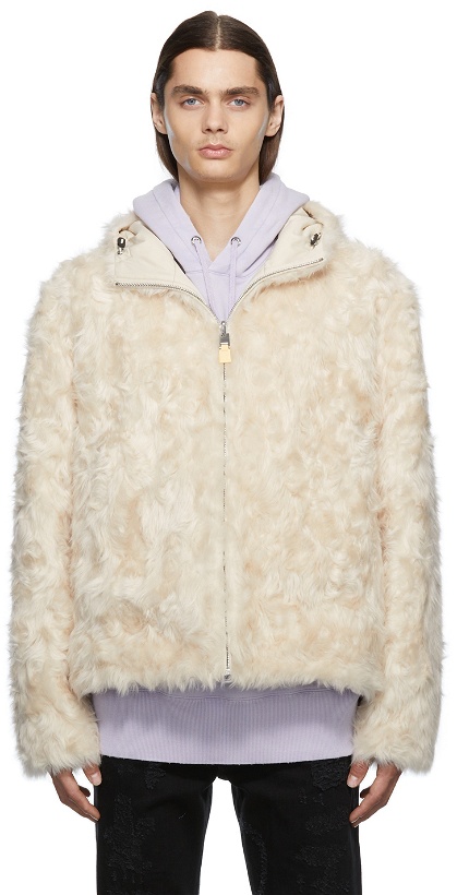 Photo: Givenchy Reversible Faux-Fur & Twill Jacket