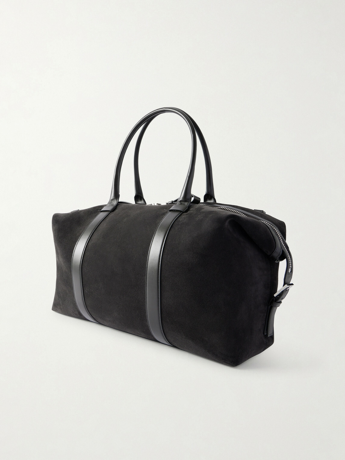 TOM FORD - Buckley Leather-Trimmed Suede Holdall