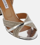 Aquazzura Very Sundance 85 embellished sandals