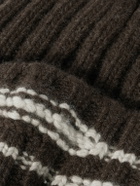 mfpen - Court Striped Ribbed Wool Beanie
