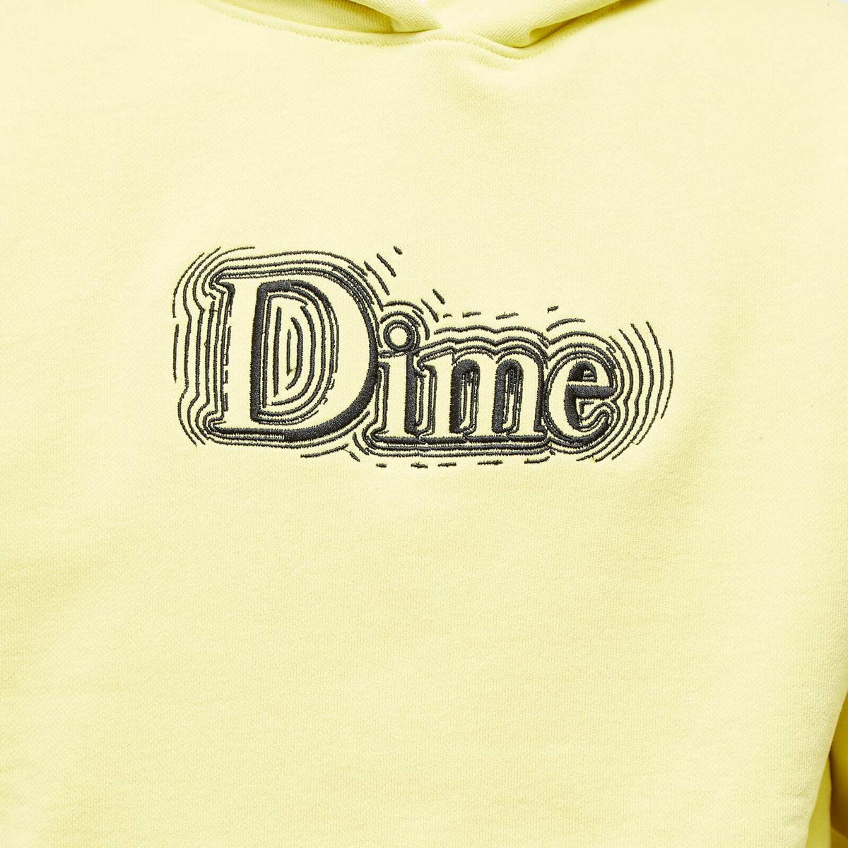 Dime Men's Classic Noize Hoodie in Dark Neon Dime
