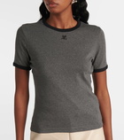 Courrèges Logo cotton jersey T-shirt