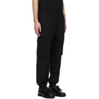 AAPE by A Bathing Ape Black 'AAPENOW' Moonface Logo Jogger Cargo Pants