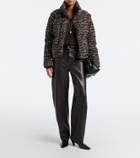 Moncler Poetique sequined bouclé down jacket