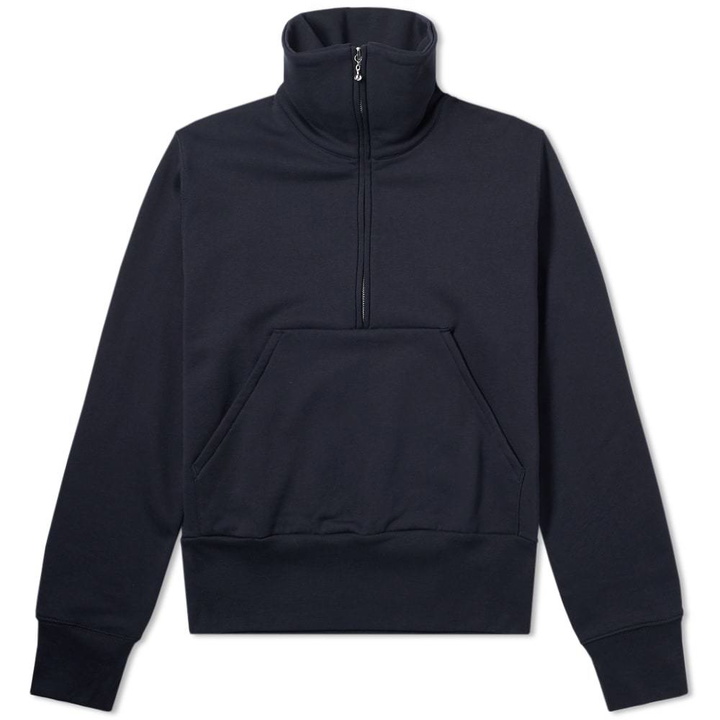 Photo: Acne Studios Fuller Half Zip Sweat Blue