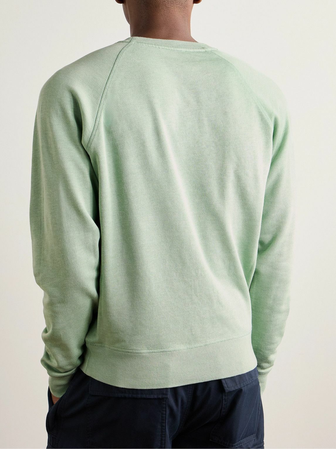 TOM FORD - Cotton-Blend Jersey Sweatshirt - Green