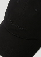 Script Baseball Cap in Black