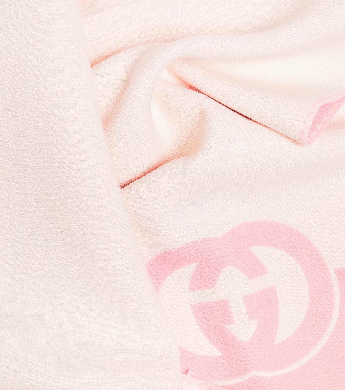 Gucci Interlocking G cashmere and wool scarf