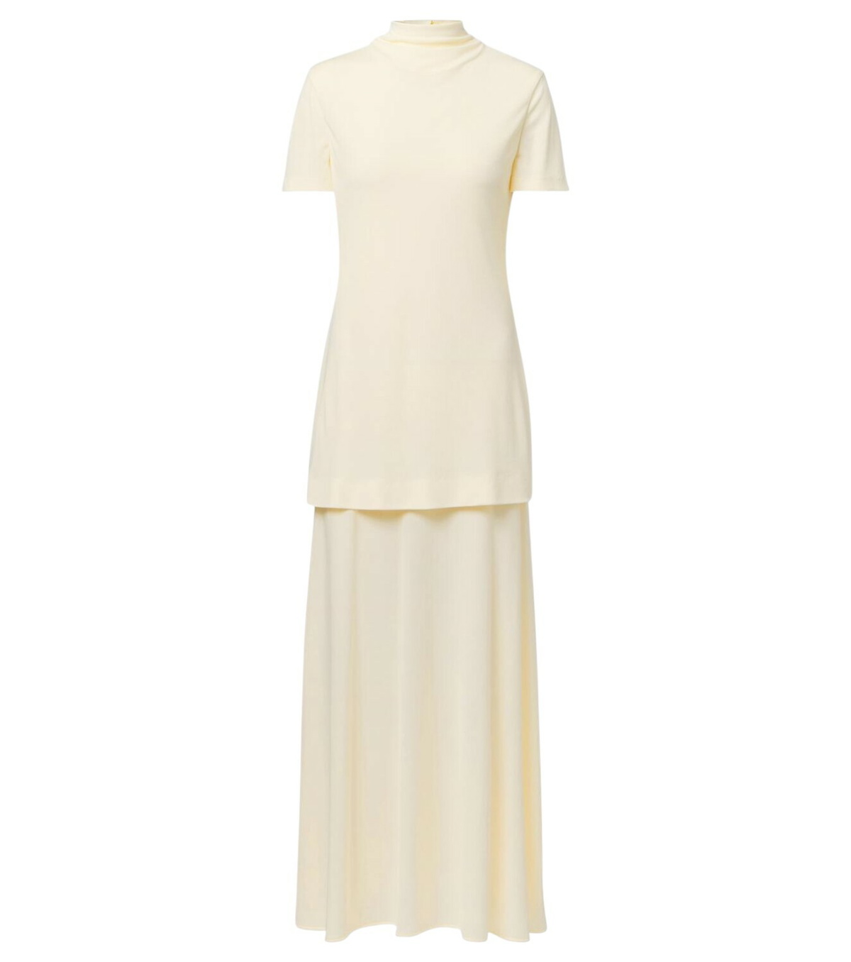 Jil Sander - Smocked linen maxi dress Jil Sander