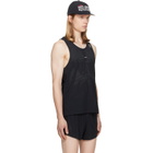 Satisfy Black Space‑O Singlet Tank Top
