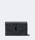 Saint Laurent Cassandre Envelope leather wallet on chain