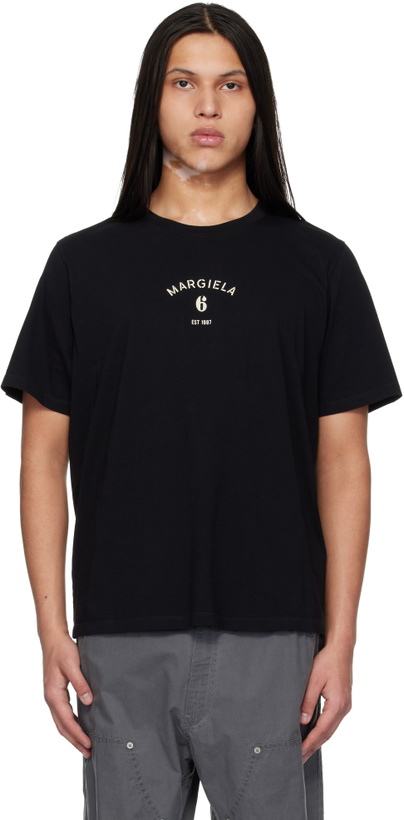 Photo: MM6 Maison Margiela Black Logo T-shirt