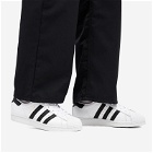 Adidas Women's Superstar W Sneakers in Ftwr White/Core Black