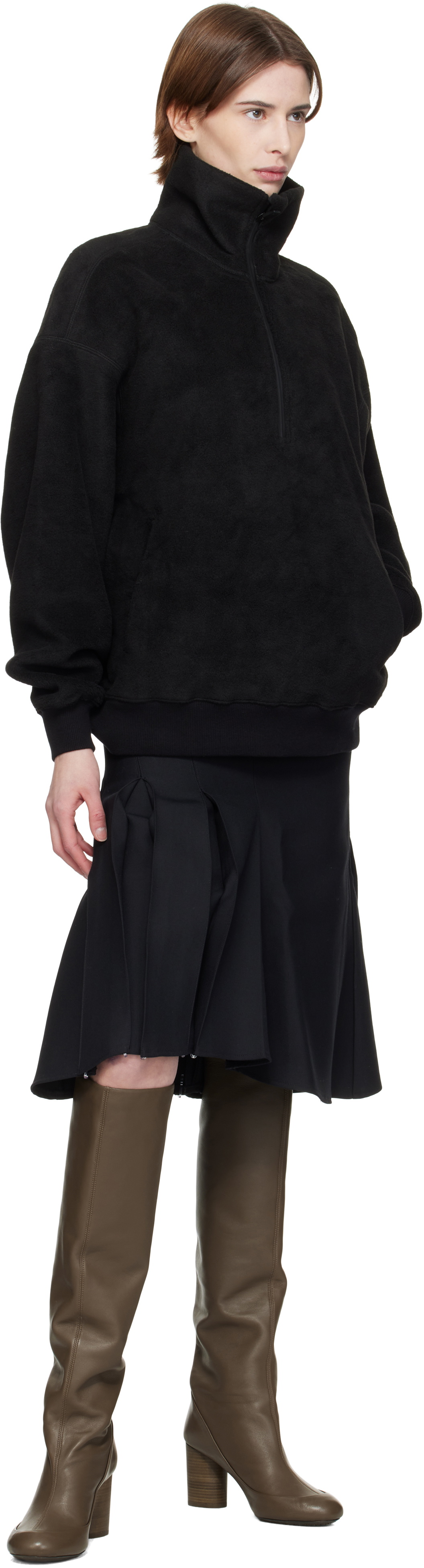 Fax Copy Express Black Fleece Sweatshirt