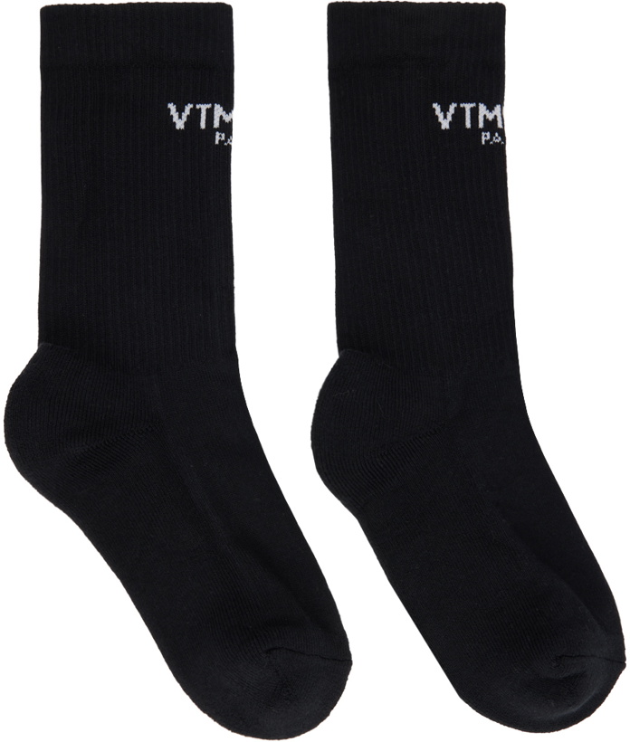 Photo: VTMNTS Black Logo Socks