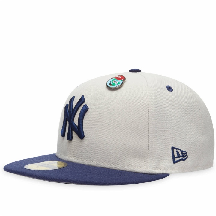 Photo: New Era New York Yankees World Series Pin 59Fifty Fitted Cap in Natural