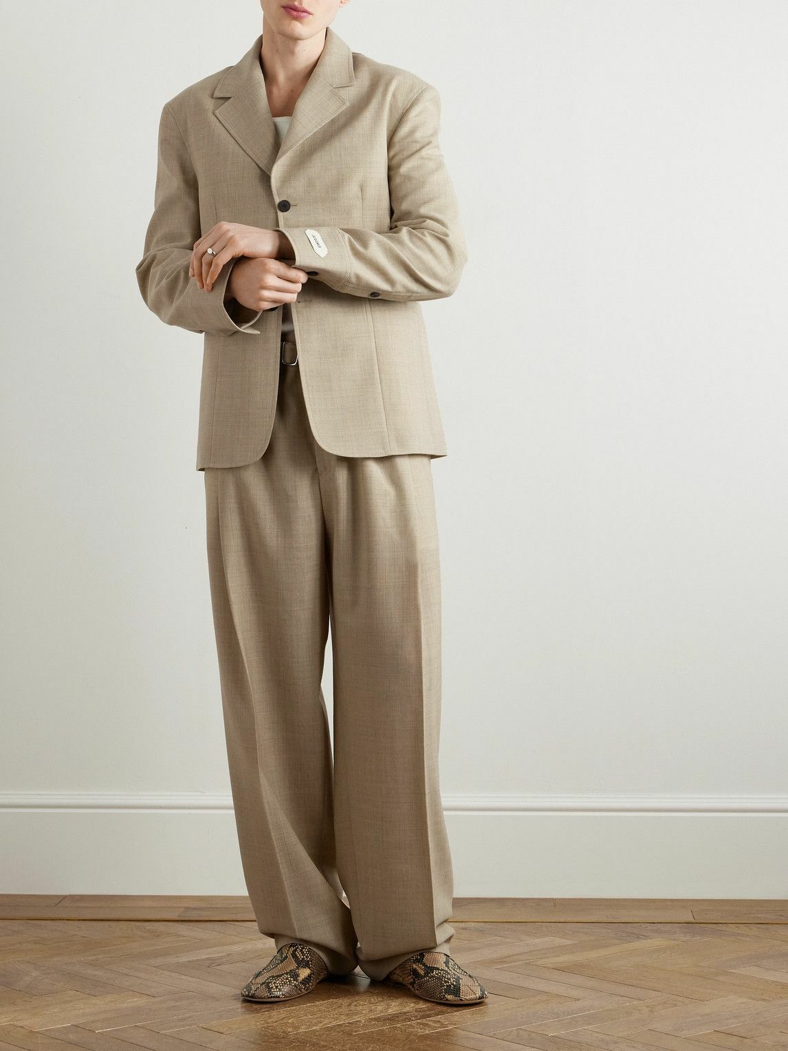 Jacquemus - Canevas Wool Suit Jacket - Neutrals