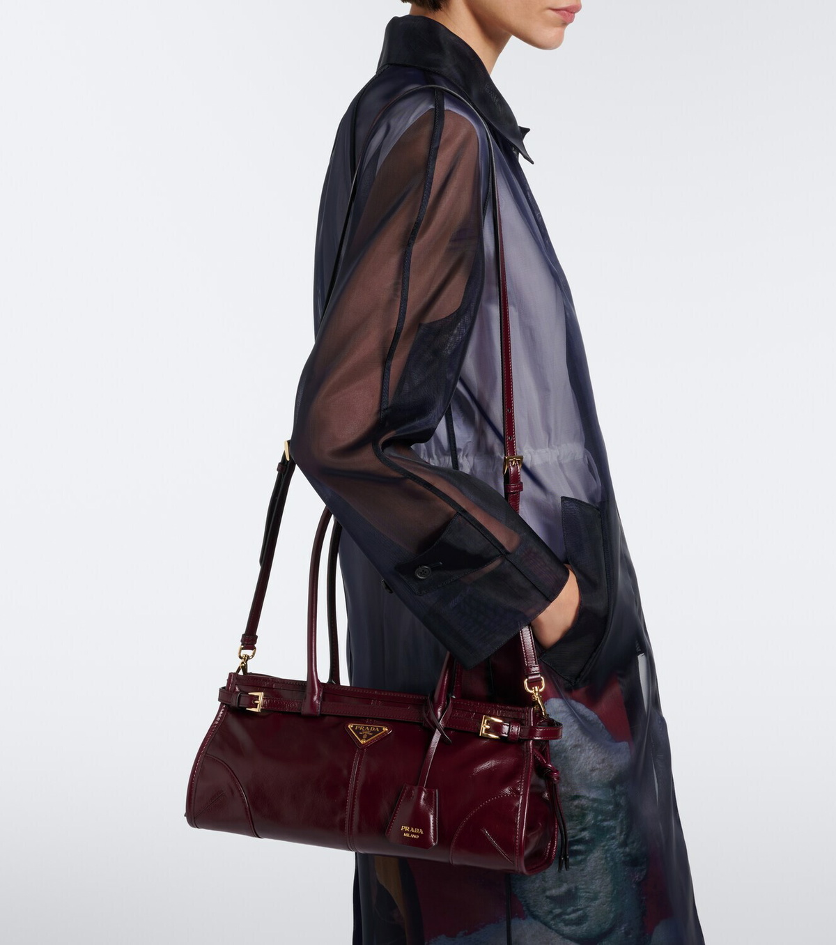Prada Prada Bonnie Medium leather shoulder bag