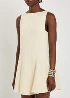 Khaite Mags Bouclé Mini Dress Natural