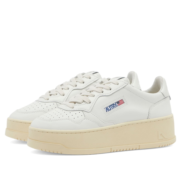 Photo: Autry Women's Platform Low Sneakers in White