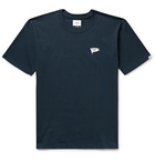 WTAPS - Logo-Print Cotton-Jersey T-Shirt - Blue