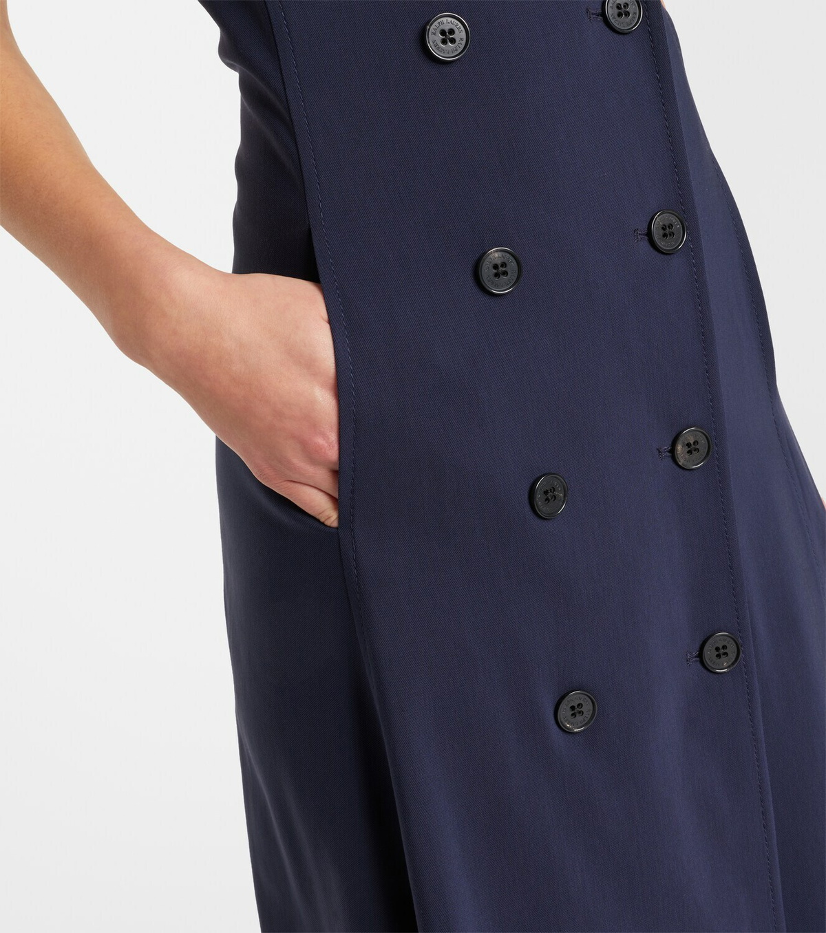 Ralph Lauren Collection Alecia cotton-blend midi dress