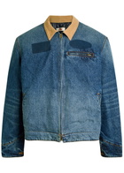 Cherry Los Angeles Sun Faded Washed Denim Jacket