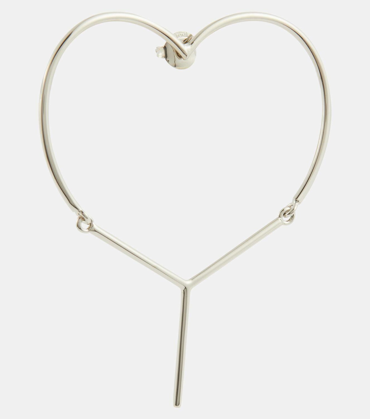 Y/Project Mini Y heart-shaped earrings Y/Project