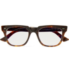 CUTLER AND GROSS - 1381 Square-Frame Tortoiseshell Acetate Blue Light-Blocking Optical Glasses - Tortoiseshell