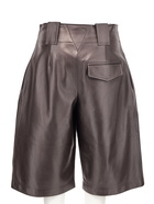 Bottega Veneta Shorts In Lambskin By Bottega Veneta