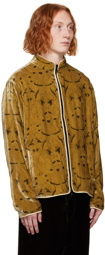 Karu Research Brown Hand-Printed Jacket