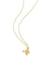 Missoma W Initial 18kt Gold-plated Necklace