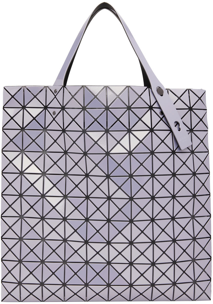 Bao Bao Issey Miyake Purple Prism Metallic Tote Bao Bao Issey Miyake