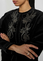 Isabel Marant Pietra Stud-embellished Velvet Jacket Black