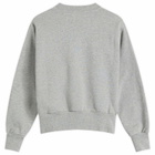 Aries Women's Baby Fit J'Adoro Sweatshirt in Grey Marl 