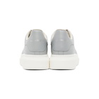 Alexander McQueen Grey Exaggerated-Sole Sneakers