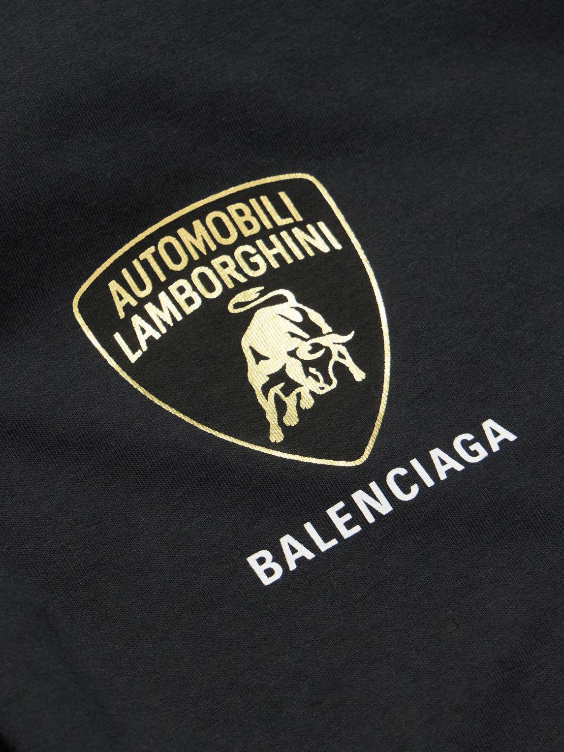 Balenciaga - Lamborghini Oversized Printed Cotton-Jersey T