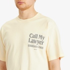 MARKET Men's Call My Lawyer 3D T-Shirt in Butter-Cream