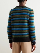 PIACENZA 1733 - Striped Brushed-Cashmere Sweater - Multi