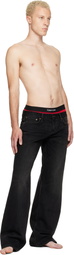 Raimundo Langlois Black Bootcut Jeans