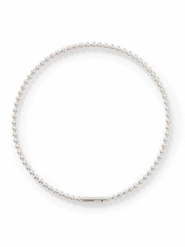 Photo: Le Gramme - 53g Sterling Silver Beaded Necklace
