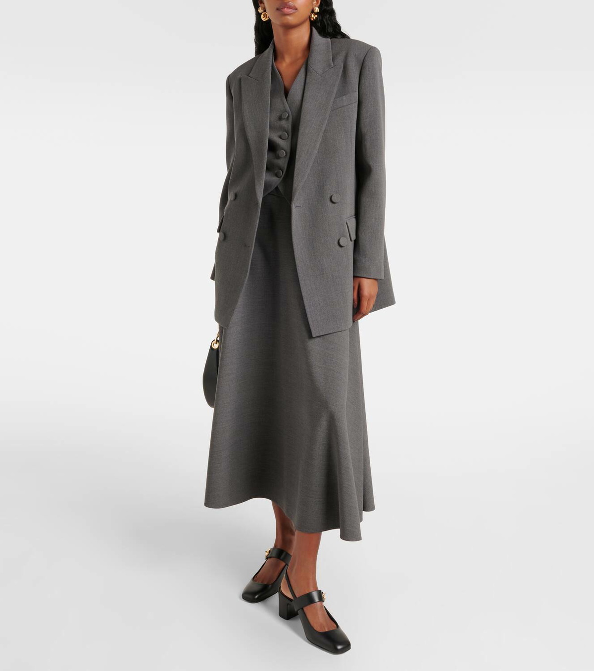 Valentino Wool gabardine vest