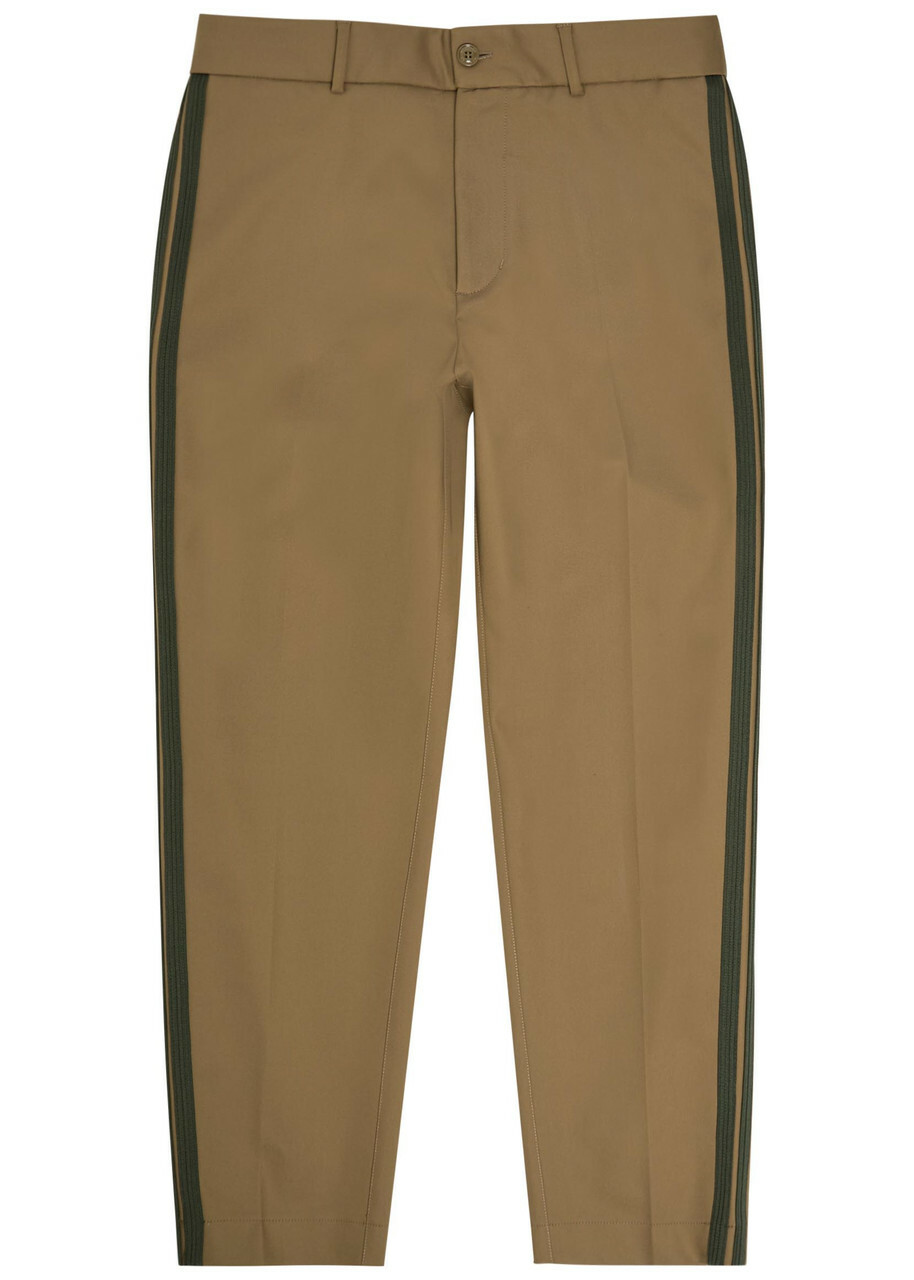 Moncler Men's Canvas Carpenter Trousers in Black Moncler
