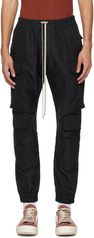 Photo: Rick Owens Black Mastodon Cargo Pants